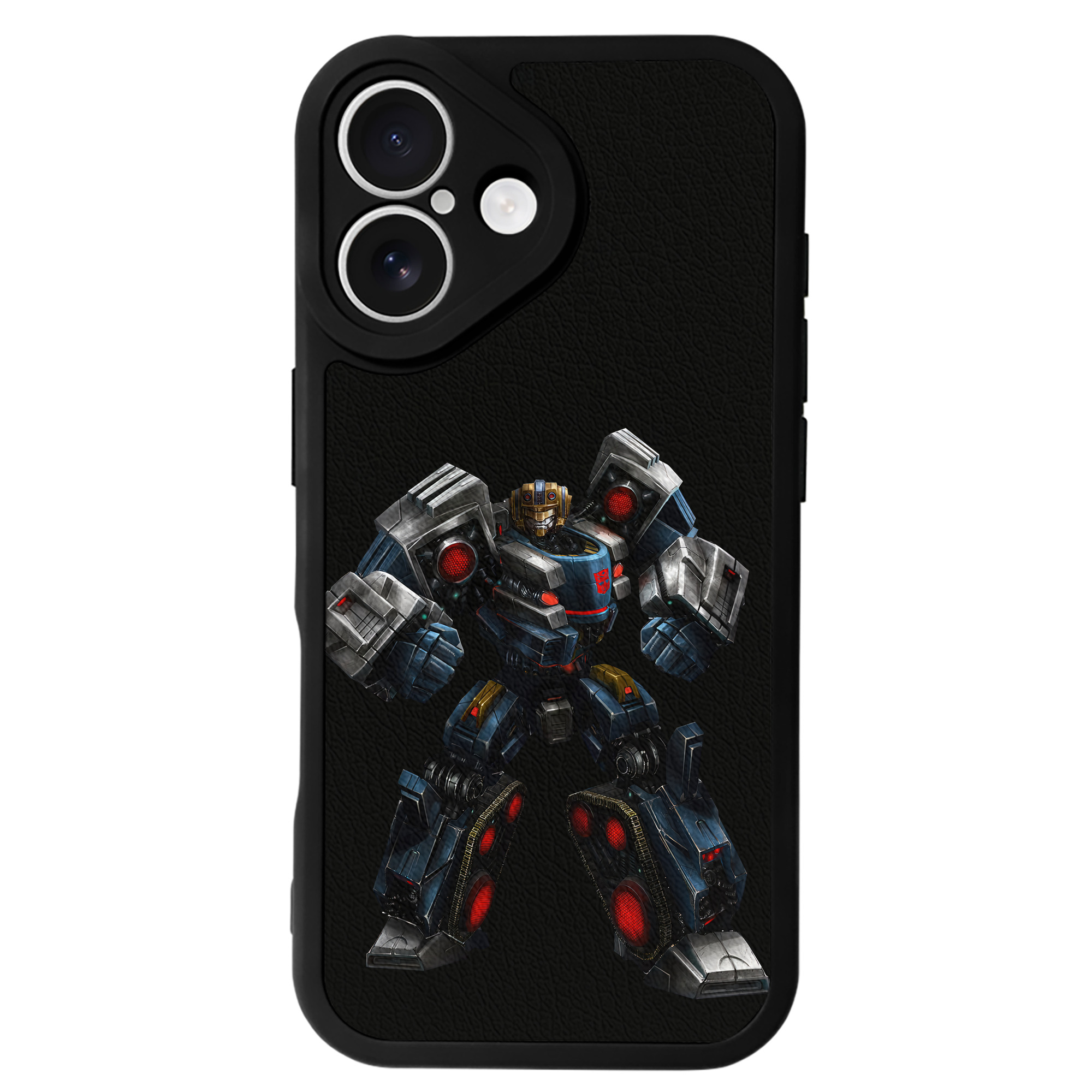 （画像用） Transformers トランスフォーマー 【iPhone 16シリーズ対応】シリコンスマホケース（レザー調） 材質：シリコン